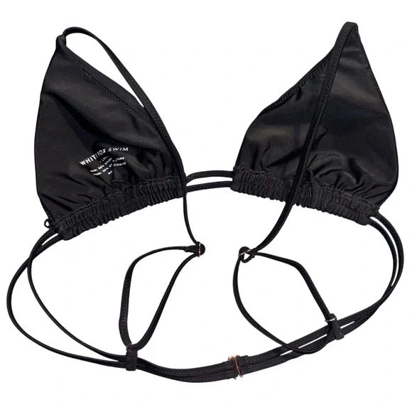 Black Triangle Bikini Top - Picture 4 of 6